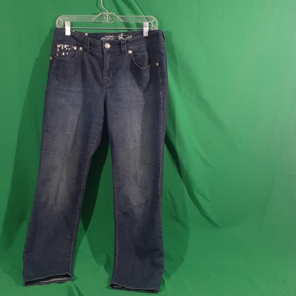 Style & company 10P sequin slim jeans